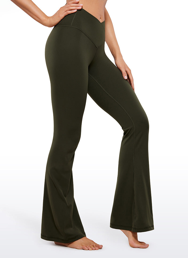 Buttlux Flare Leggings 31'' - V Cross Waist