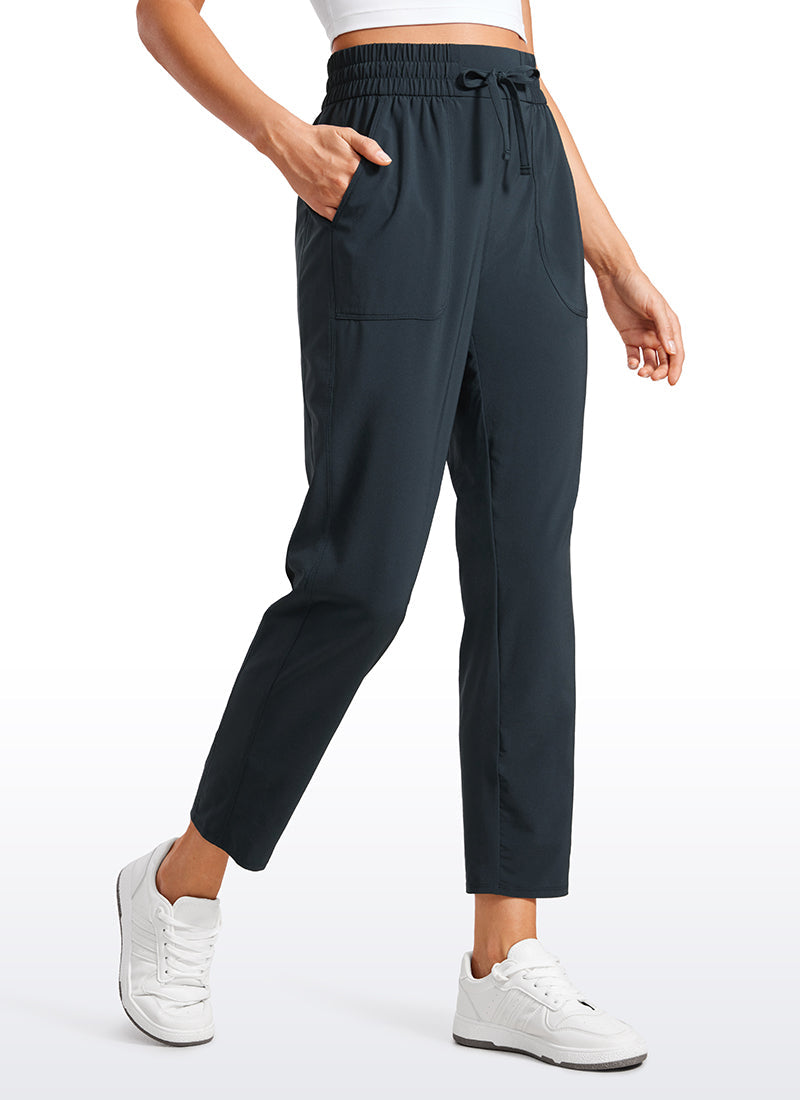 Feathery-Fit Soft Casual Workout Joggers with Pockets 27"