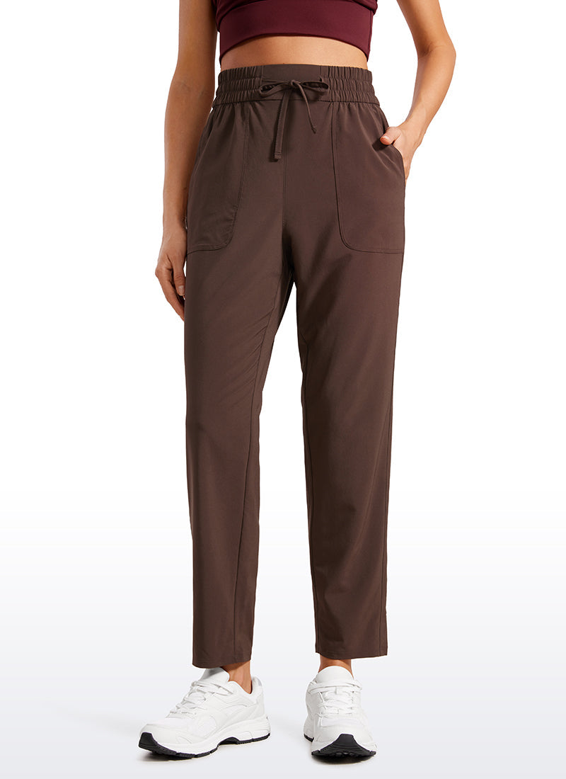 Feathery-Fit Soft Casual Workout Joggers with Pockets 27"
