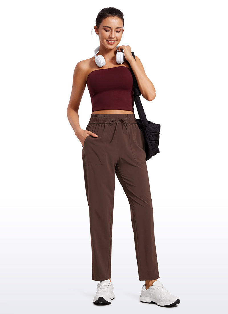 Feathery-Fit Soft Casual Workout Joggers with Pockets 27"