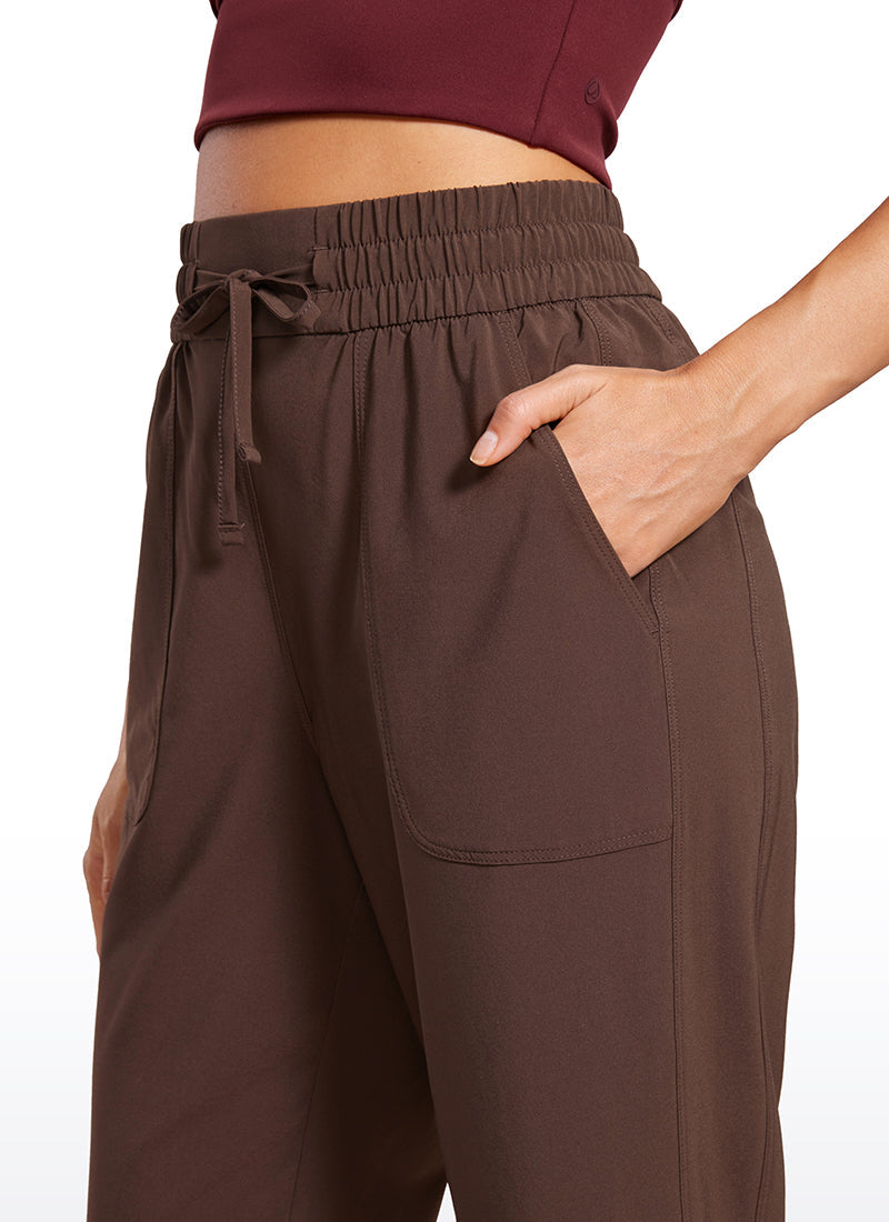 Feathery-Fit Soft Casual Workout Joggers with Pockets 27"