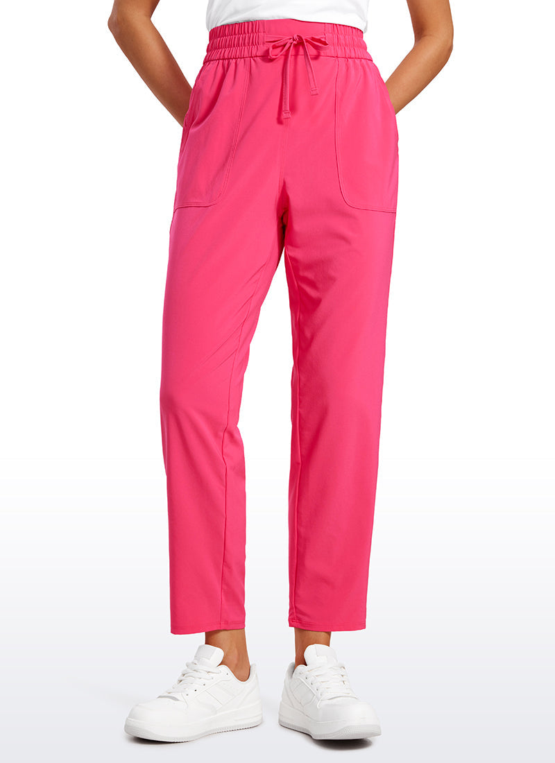 Feathery-Fit Soft Casual Workout Joggers with Pockets 27"
