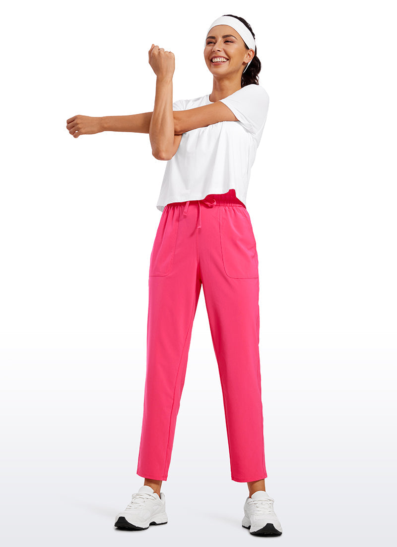 Feathery-Fit Soft Casual Workout Joggers with Pockets 27"