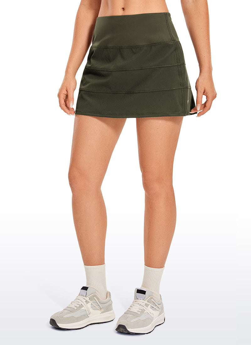 Feathery-Fit High Waist Tennis Skirt 14''
