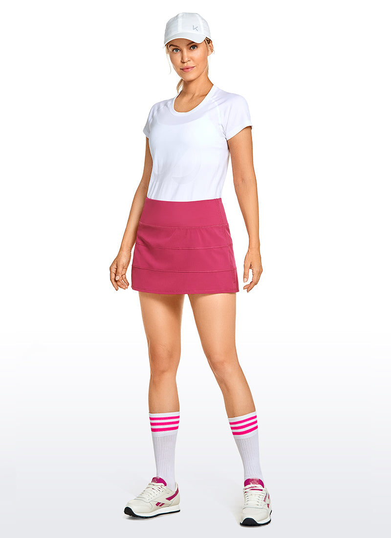 Feathery-Fit High Waist Tennis Skirt 14''