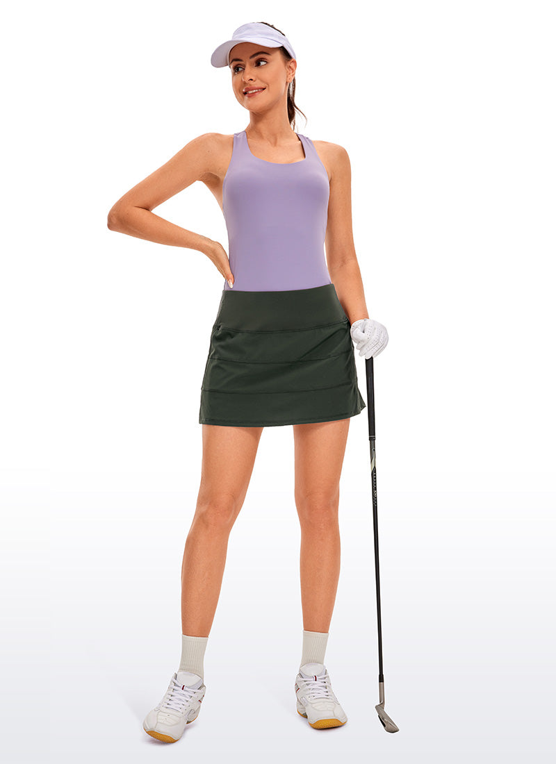 Feathery-Fit High Waist Tennis Skirt 14''