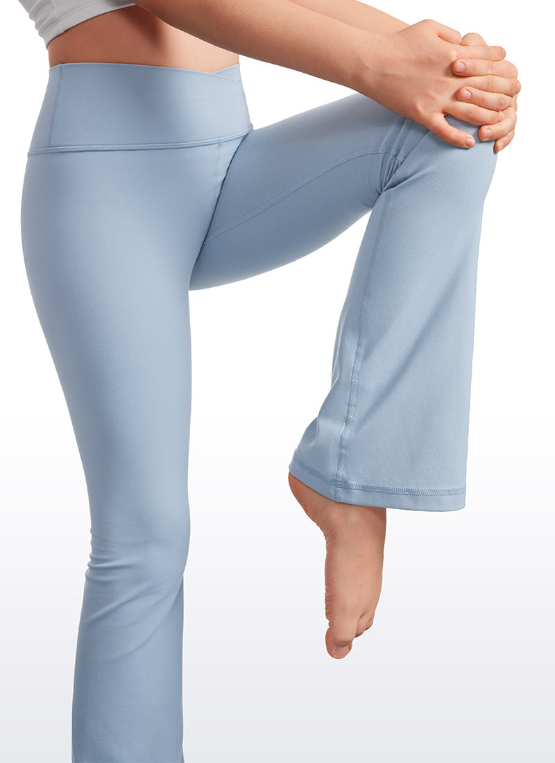 Butterluxe Girls Crossover Flare Leggings