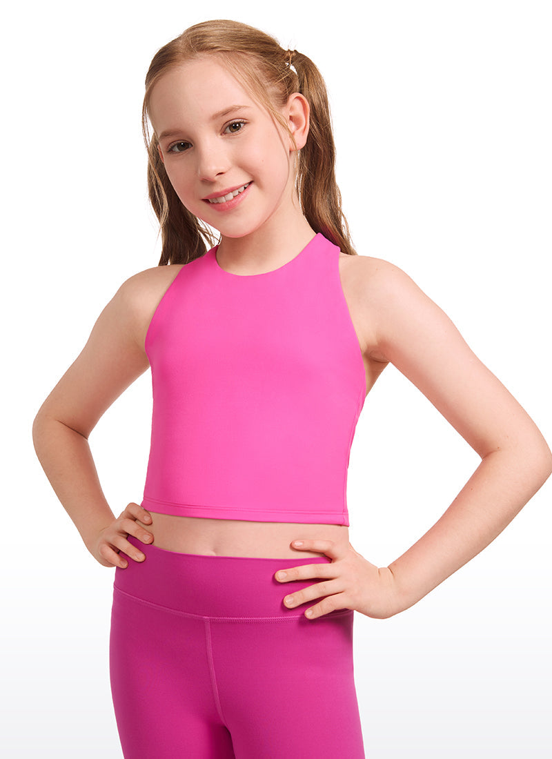 Butterluxe Girls Double Lined Racerback Tank Tops
