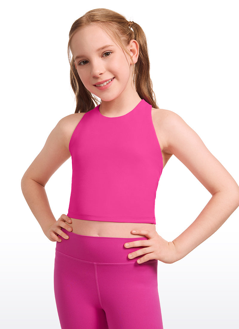 Butterluxe Girls Double Lined Racerback Tank Tops
