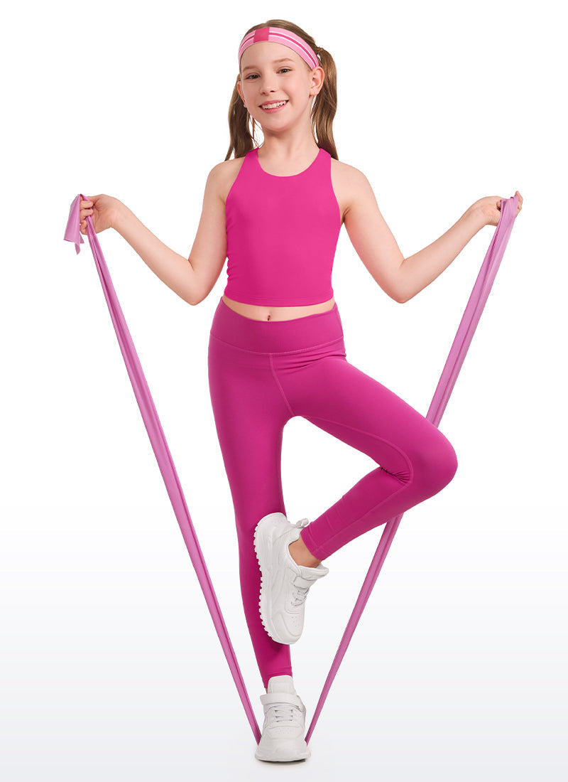 Butterluxe Girls Double Lined Racerback Tank Tops