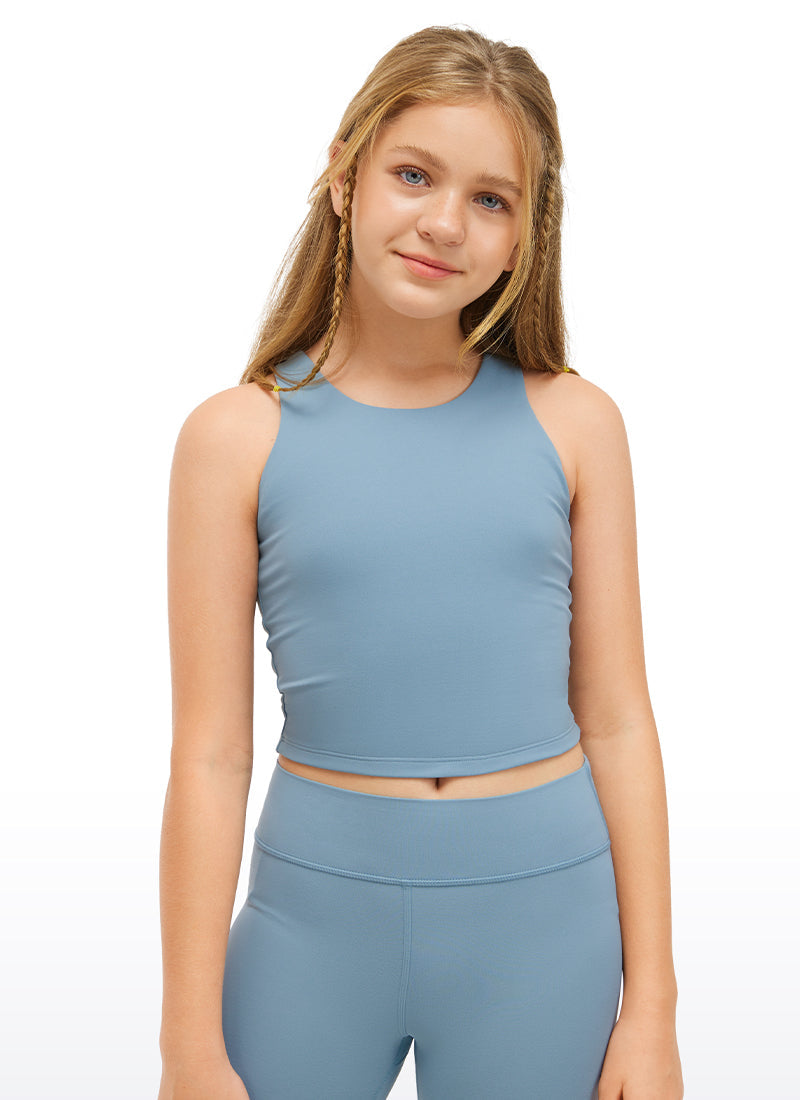 Butterluxe Girls Double Lined Racerback Tank Tops