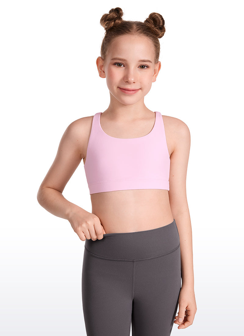 Butterluxe Girls Sport Bra Strappy Back