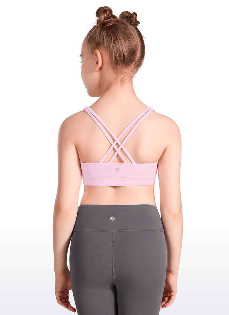 Butterluxe Girls Sport Bra Strappy Back