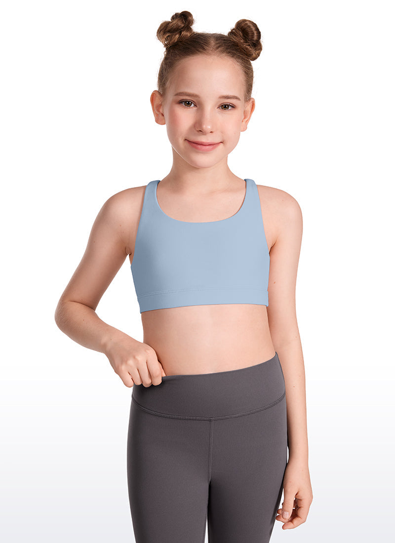 Butterluxe Girls Sport Bra Strappy Back