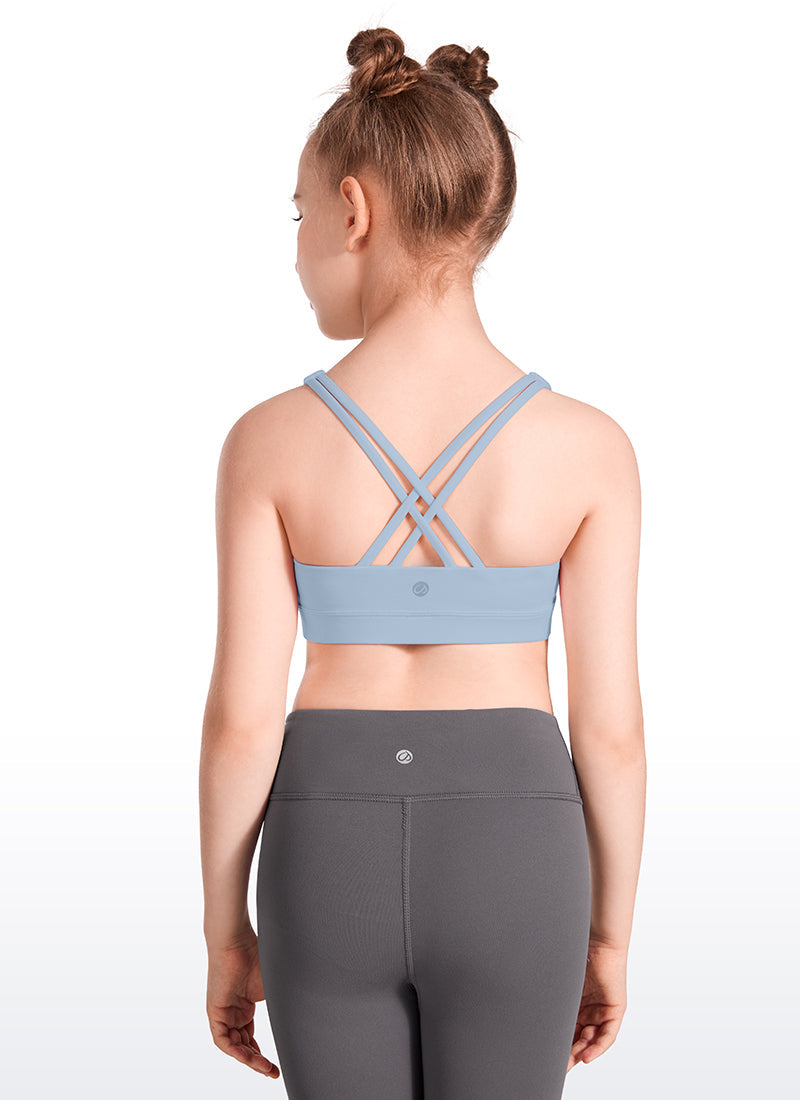 Butterluxe Girls Sport Bra Strappy Back