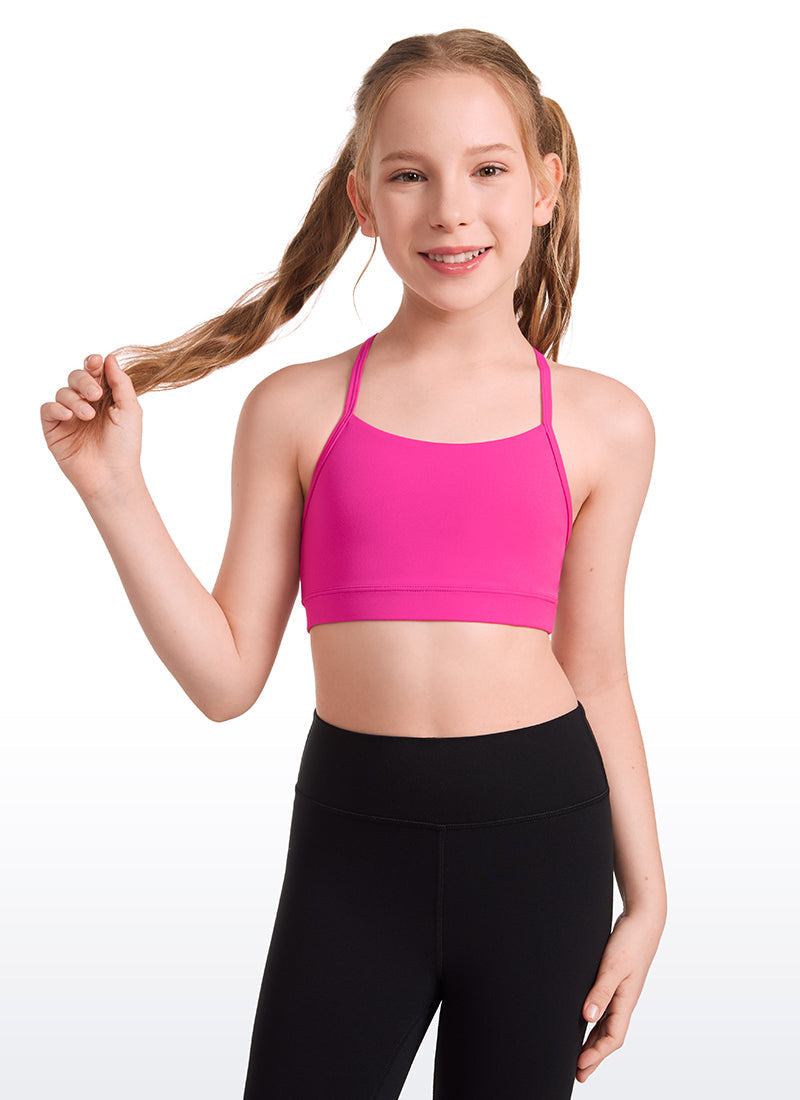Butterluxe Girls Sports Bras Y Back