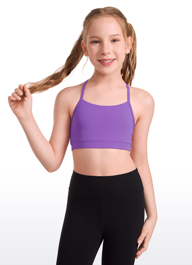 Butterluxe Girls Sports Bras Y Back