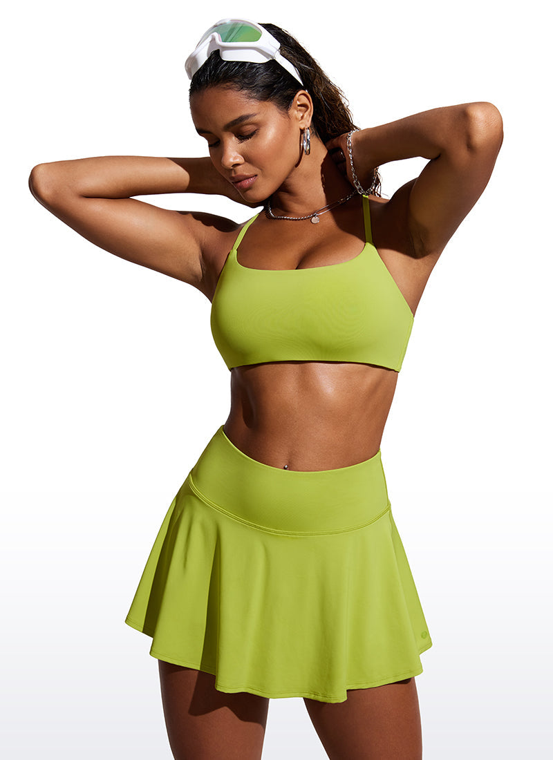 Scoop Neck Bikini Top Adjustable Strap D-DD