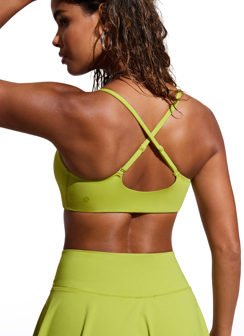 Scoop Neck Bikini Top Adjustable Strap D-DD