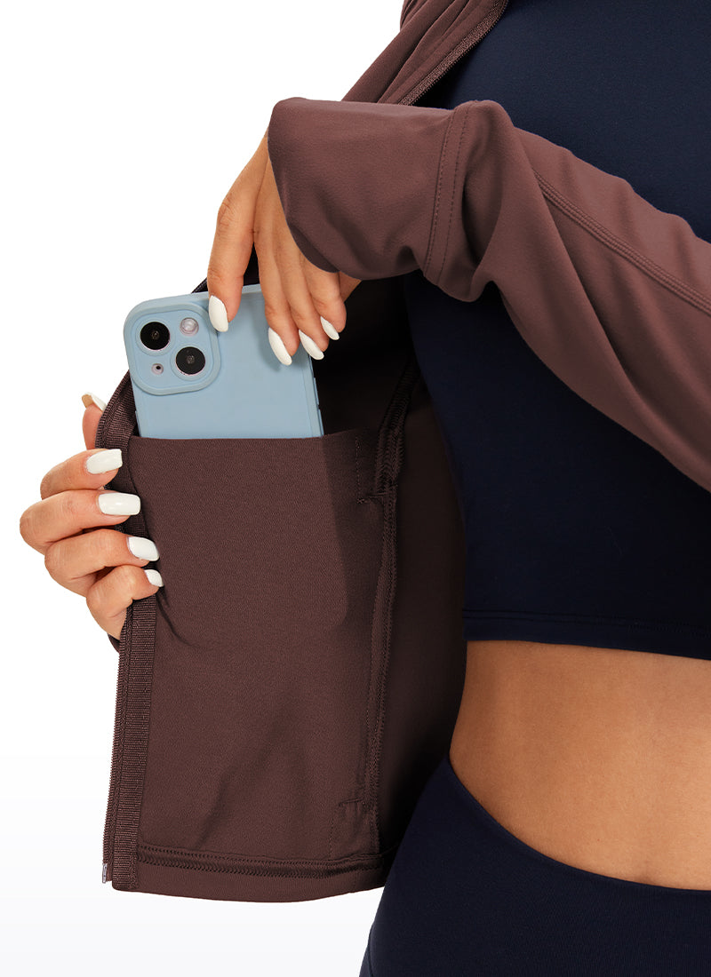 Butterluxe Waist-Length Full Zip Jackets