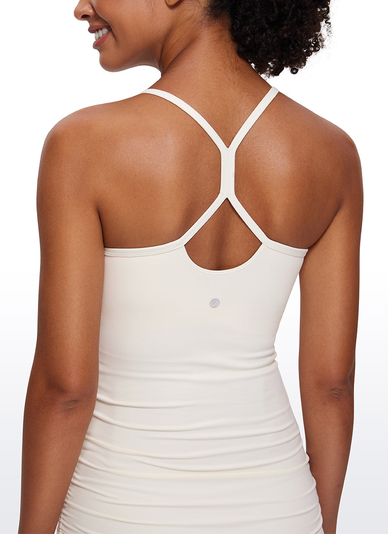 Butterluxe Y Back Maternity Tank Ruched Sides
